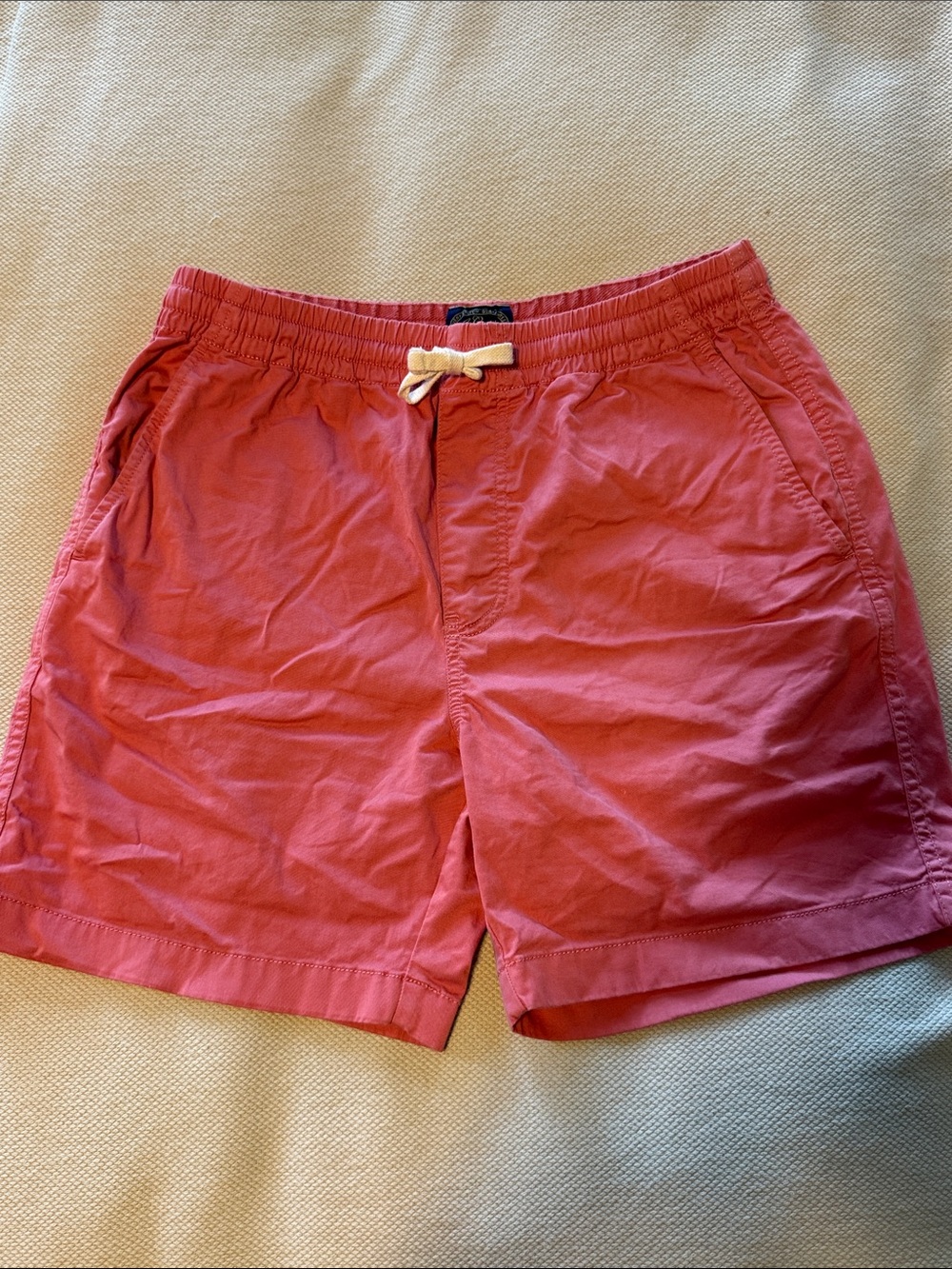J. Crew Coral Men's Drawstring Chino Shorts